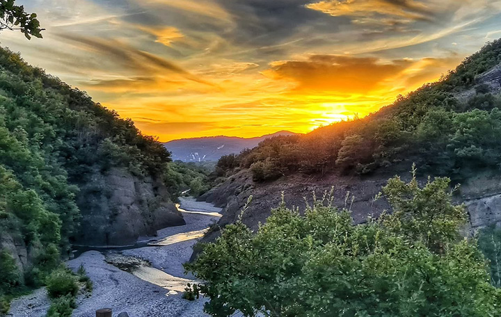 Paesaggio - E-bike in Val Borbera