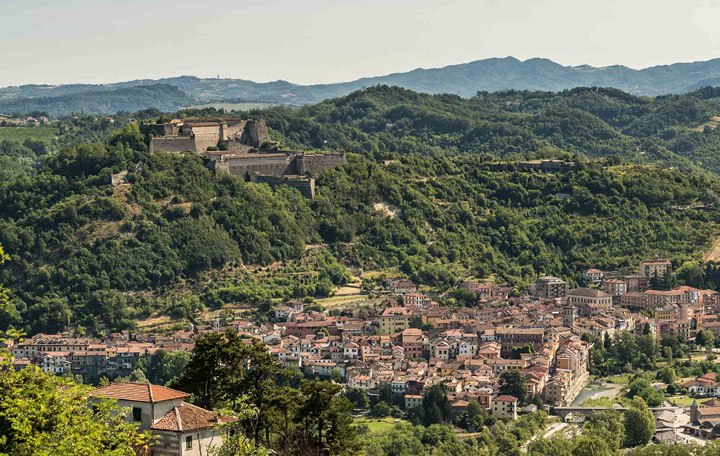 Vista del forte del Gavi